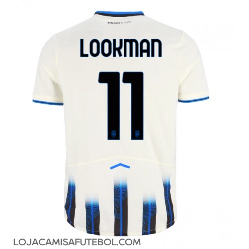 Camisa de Futebol Atalanta Ademola Lookman #11 Equipamento Secundário 2025-26 Manga Curta